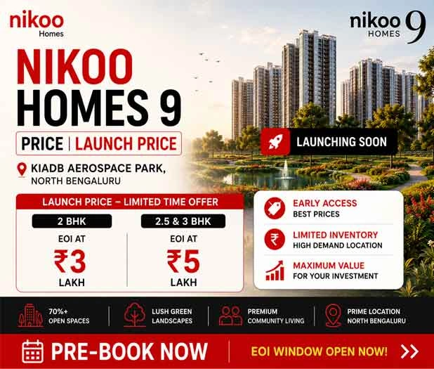Nikoo Homes 9 Price