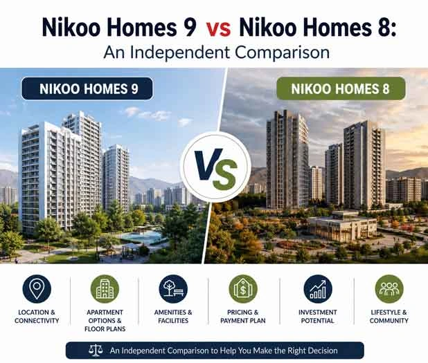 Nikoo Homes 9 Vs Nikoo Homes 8